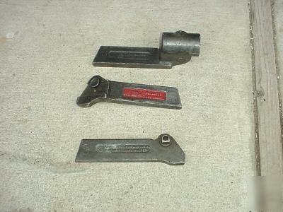 Armstrong lathe tool holders cut off & boring set of 3