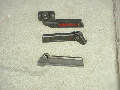 Armstrong lathe tool holders cut off & boring set of 3