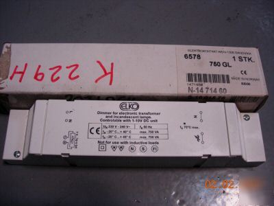 Dimmer switch transistor rs 16/gle 750 elko 6578 