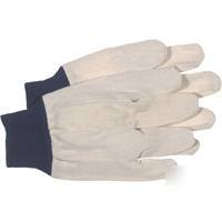 Glove 8OZ cotton w/knit wrist 4001