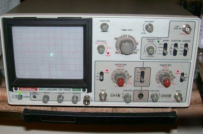 Goldstar oscilloscope model os-7020A 20MHZ 2CH. (xclnt)
