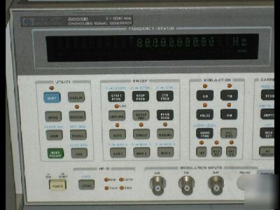 Hp 8665B synthesized signal generator .1-6000MHZ 