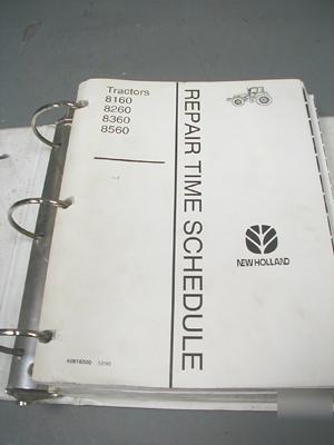 New holland tractors repair time schedule manuals