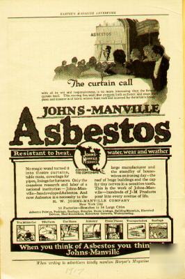 1917 johns-manville asbestos ad - 91307