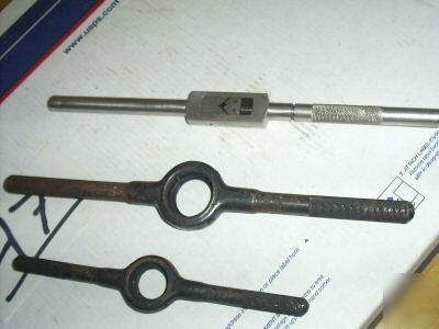 2 die and 1 tap wrenches holders tool