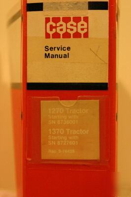 Case 1270 &1370 service manual