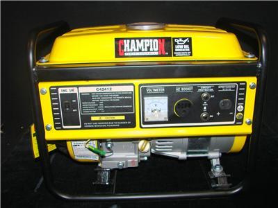 Champion gasoline portable generator 1200 watt power
