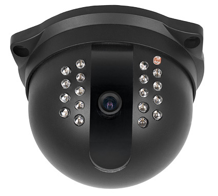 Dome camera 1/3 sony 420L. color + 18 ir night vision