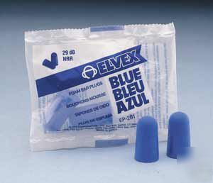 Elvex blue foam ear plugs