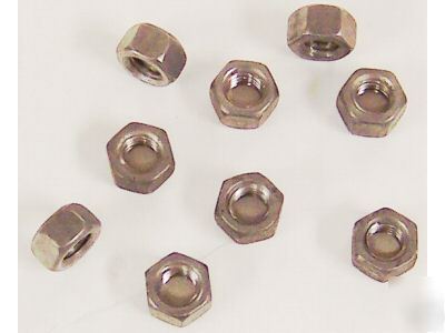 Finish hex nuts sae - size 3/8-16 machine screw 3/8