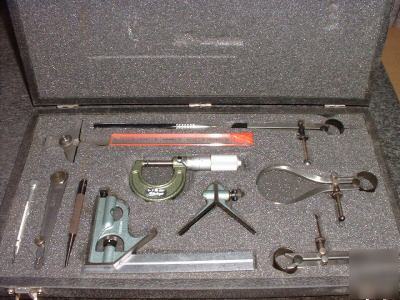 Micrometer tool kit, mitutoyo, brown&sharpe, general