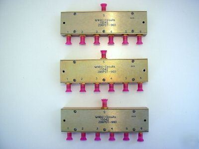 Mini-circuits ZB6PD1-960 power splitter sma