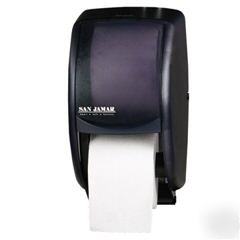 San jamar duett toilet tissue dispenser san R3500TBK