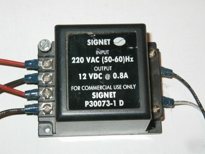 Signet transformer 220VAC- 12VDC
