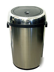 Touchless trashcan 18 gallon commercial size stainless