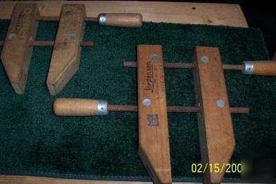 Wood clamps one#0 andone#1 clamp