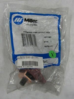 Miller 181245 terminal, power output red