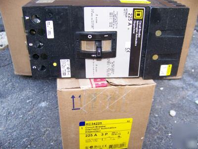 New square d KC34225 3POLE 225AMP 480V circuit breaker 
