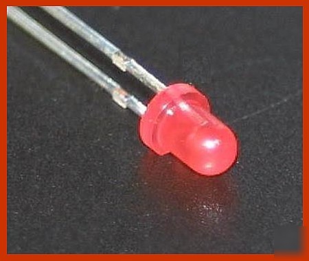 New ten standard 3MM red leds with resistors - brand 