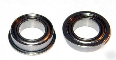 (10) MF106-zz flanged bearings, MR106, 6X10 mm, abec-3