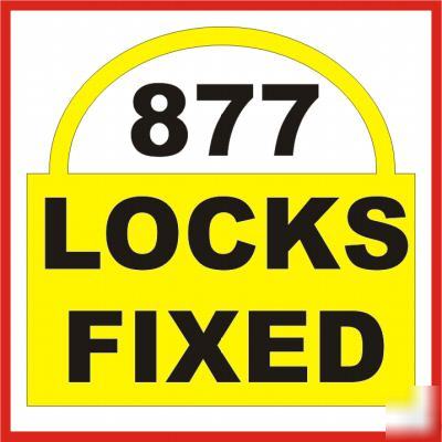 1 877 locks fixed toll free number locksmith security