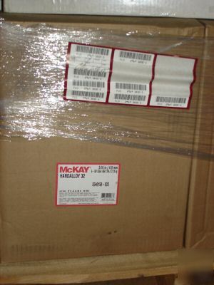 1 case of 6 can mckay 308L welding rods 3/16 x 10 lbs 