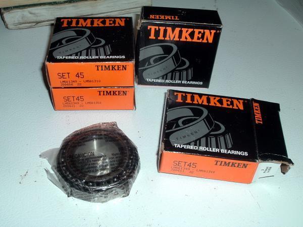 (4) timken tapered roller bearing set #45 LM501349-10