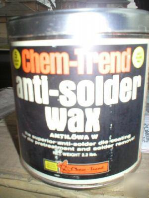 8 tins chem trend anti solder wax
