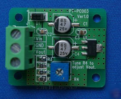 LM317 adjustable voltage regulater prototype module