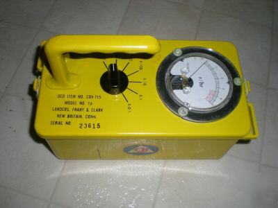 New 10 geiger counter cdv-715 radiation survey meter 