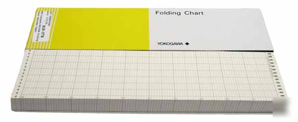 New yokogawa B9619AH folding chart recorder paper
