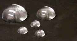 Round acrylic half spheres/cabochons 2