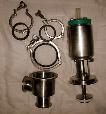Tri clover sanitary pneumatic valve 761TR excellent 