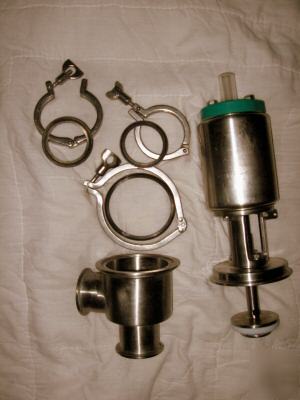 Tri clover sanitary pneumatic valve 761TR excellent 