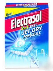 Electrasol powerball tabs w/jet dry 160 tabs rec 77050
