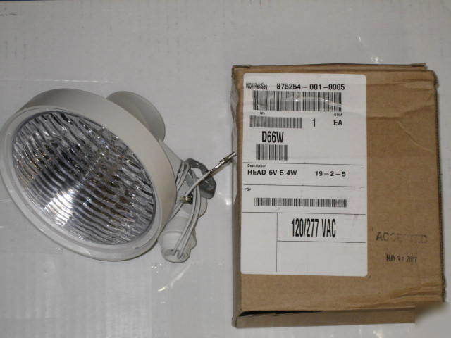 Emergency lighting replacement heads 6V - 5.4W