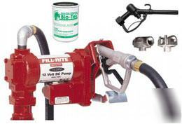 Fill-rite 1210BF biodiesel transfer pump w/ filter kit