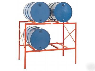 Meco omaha drum storage racks with 4,800 lb capacity