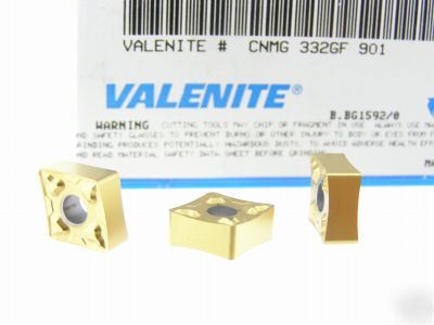 New 100 valenite cnmg 332-gf 901 carbide inserts N967