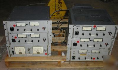 Lot of 6 classic harrison hp rack power supply