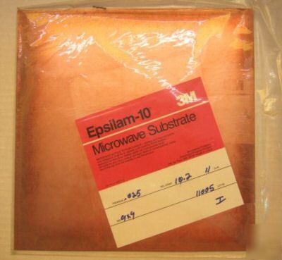 New 3M epsilam-10 microwave substrate 9
