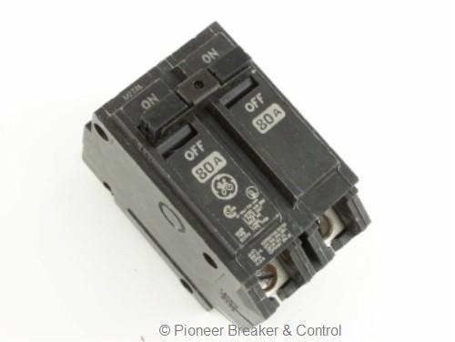 New ge thqb circuit breaker 2P 80A THQB2180
