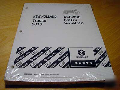 New holland 8010 tractor parts manual catalog ford nh