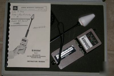 Raham general microwave radiation hazard meter model 1
