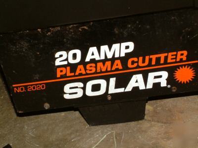 Solar model 2020 plasma cutter 