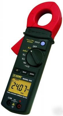 Aemc 565 clamp on leakage current meter trms 2117.56