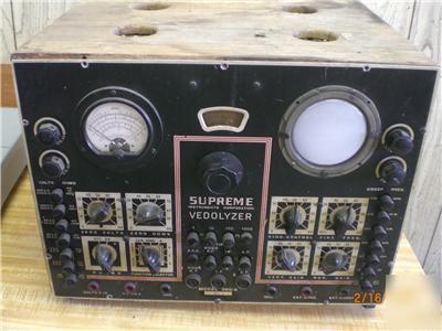 Circa 1940 supreme instruments corp vedolyzer