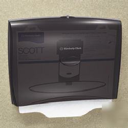 In-sight toilet seat cover dispenser smoke kcc 09506