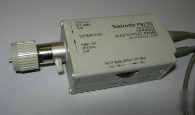 Tektronix P6230 variable bias/offset probe 10X 1.5GHZ