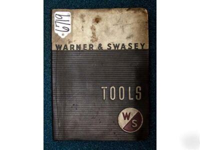 Warner & swasey standard tool catalog